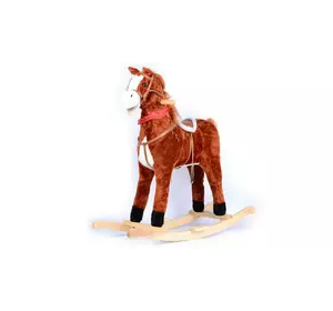 Качалка для детей Лошадка музыкальная качалка в виде животного детские лошадки-качалки мягкая качалка лошадка
