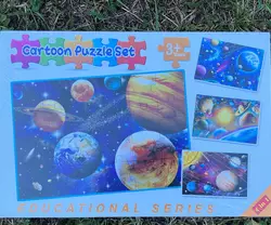 Пазлы Cartoon Puzzle Set игровая головоломка 4 в 1 для детей классические пазлы крупные пазлы для детей 3 лет