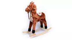 Качалка для детей Лошадка детский коник качалка на батарейках музыкальная лошадка качалка для детей
