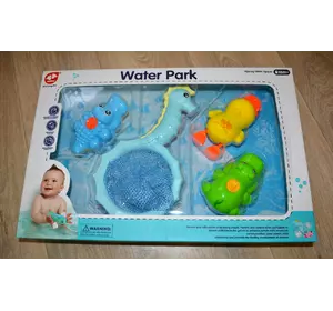 Детский набор для игр в ванной Водный парк развивающие интерактивные игрушки для купания детский сачок