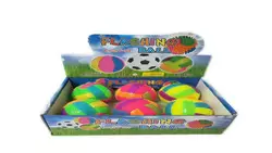 Мячик-попрыгунчик Flashing ball полимерный мячик с подсветкой мигающий мяч-попрыгун резиновый мячик для детей