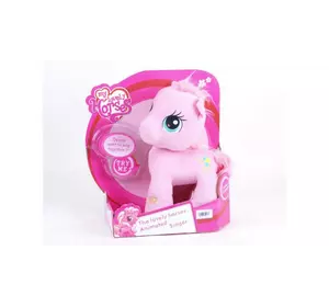 Плюшевая пони My lovely horses игрушка пони из my little pony музыкальная плюшевая пони розового цвета