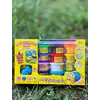 Тесто для лепки Colour Dough цветное тесто с фигурками для лепки набор теста для лепки набор 12 баночек теста Тесто для лепки Colour Dough цветное тесто с фигурками для лепки набор теста для лепки набор 12 баночек теста