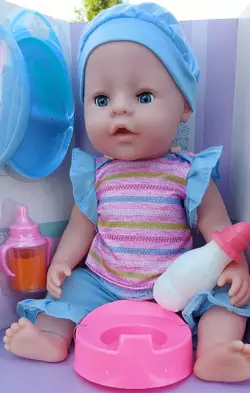 Пупс Чудо-малыш Qiuhao 45 см функциональный кукла-пупс в розовом наряде интерактивный пупс девочка Пупс Чудо-малыш Qiuhao 45 см функциональный кукла-пупс в розовом наряде интерактивный пупс девочка