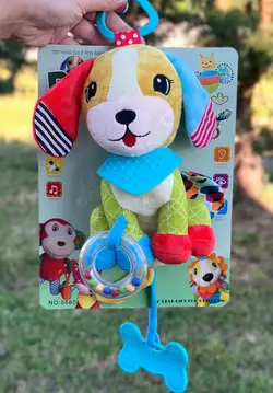 Погремушка Щенок подвески на коляску для новорожденных игрушки для детей до года мягкая игрушка в коляску Погремушка Щенок подвески на коляску для новорожденных игрушки для детей до года мягкая игрушка в коляску