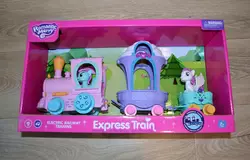 Паровоз с пони Romantic Merry электрический паровоз с фигурками пони поезд музыкальный светящийся Паровоз с пони Romantic Merry электрический паровоз с фигурками пони поезд музыкальный светящийся