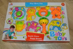 Набор погремушек для малышей погремушки для развития моторики рук игрушки для грудничков развивающие игрушки Набор погремушек для малышей погремушки для развития моторики рук игрушки для грудничков развивающие игрушки