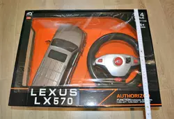 Машинка на радиоуправлении Lexus LX570 детская машинка с рулем автомобиль лексус дистанционное управление Машинка на радиоуправлении Lexus LX570 детская машинка с рулем автомобиль лексус дистанционное управление