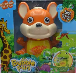 Генератор мыльных пузырей Bubble Fun электрический медвежонок для мыльных пузырей со светом и музыкой Генератор мыльных пузырей Bubble Fun электрический медвежонок для мыльных пузырей со светом и музыкой