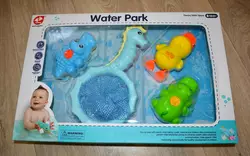 Детский набор для игр в ванной Водный парк развивающие интерактивные игрушки для купания детский сачок Детский набор для игр в ванной Водный парк развивающие интерактивные игрушки для купания детский сачок
