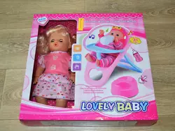 Пупс Lovely Baby музыкальная интерактивная кукла с аксессуарами пупс со столиком для кормлениям пупс с горшком Пупс Lovely Baby музыкальная интерактивная кукла с аксессуарами пупс со столиком для кормлениям пупс с горшком