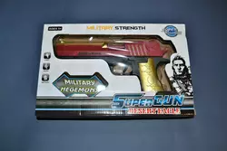 Детский пистолет Super Gun электрический пистолет для мальчиков игрушечное оружие со светом та вибрацией Детский пистолет Super Gun электрический пистолет для мальчиков игрушечное оружие со светом та вибрацией