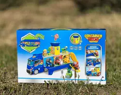 Детский грузовик Container truck контейнерный грузовик со светом синий грузовик щенячий патруль игровая машина Детский грузовик Container truck контейнерный грузовик со светом синий грузовик щенячий патруль игровая машина