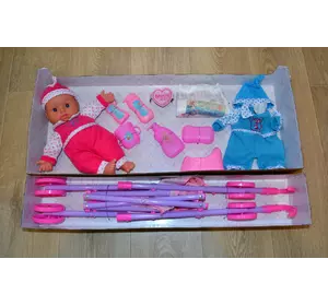 Коляска с куклой Baby Trolley пупс с коляской и аксессуарами игровой набор для девочек музыкальная кукла Коляска с куклой Baby Trolley пупс с коляской и аксессуарами игровой набор для девочек музыкальная кукла