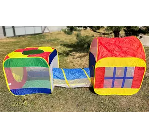 Палатка туннель 272х88х110 см детская палатка с двумя входами палатка для малышей детский туннель Палатка туннель 272х88х110 см детская палатка с двумя входами палатка для малышей детский туннель