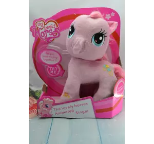 Плюшевая пони My lovely horses игрушка пони из my little pony музыкальная плюшевая пони розового цвета Плюшевая пони My lovely horses игрушка пони из my little pony музыкальная плюшевая пони розового цвета