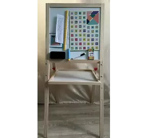 Мольберт Beilaluna 103 см двусторонний магнитный мольберт детский мольберт на 4-х ножках доска для рисование Мольберт Beilaluna 103 см двусторонний магнитный мольберт детский мольберт на 4-х ножках доска для рисование