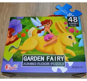 Пазл Garden Fairy Jumbo на 48 элементов картонный напольные пазлы детские большие пазлы с феей Пазл Garden Fairy Jumbo на 48 элементов картонный напольные пазлы детские большие пазлы с феей